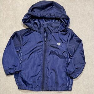 Navy Blue Kids Rain Jacket